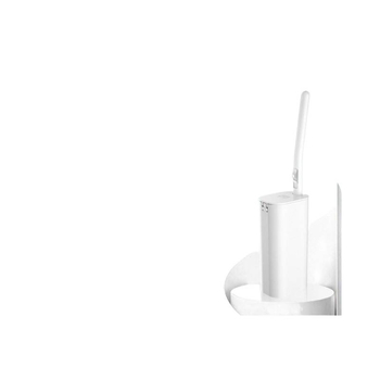 Egyszer használatos vécé-kefe otthoni fürdőszobához, sarokmentes tisztítás (Műanyag sörték)