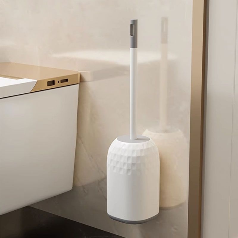 JOHJI Set četkica za WC s dugim držalom, bez bušenja, bez mrtvog kuta, plastično, Taizhou Zhejiang