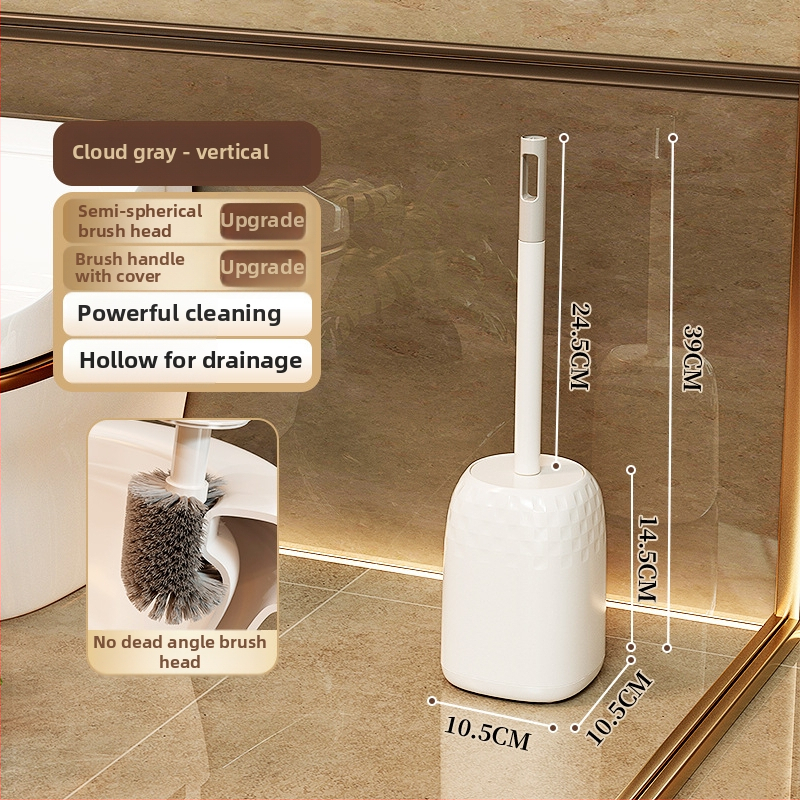 JOHJI Set četkica za WC s dugim držalom, bez bušenja, bez mrtvog kuta, plastično, Taizhou Zhejiang