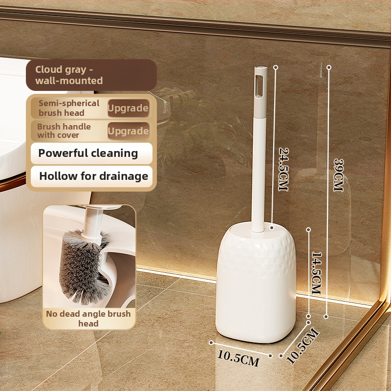 JOHJI Set četkica za WC s dugim držalom, bez bušenja, bez mrtvog kuta, plastično, Taizhou Zhejiang