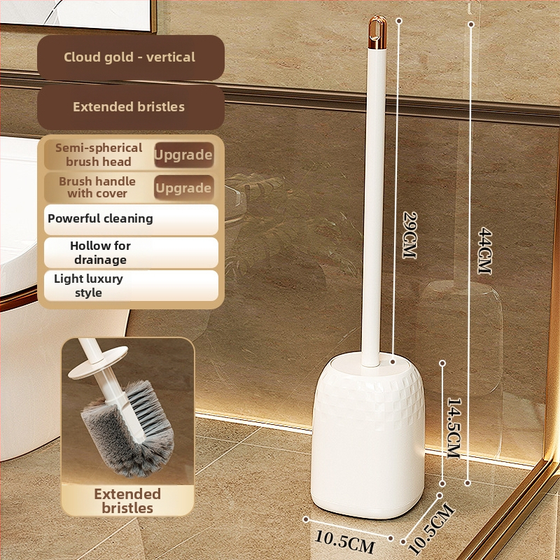 JOHJI Set četkica za WC s dugim držalom, bez bušenja, bez mrtvog kuta, plastično, Taizhou Zhejiang