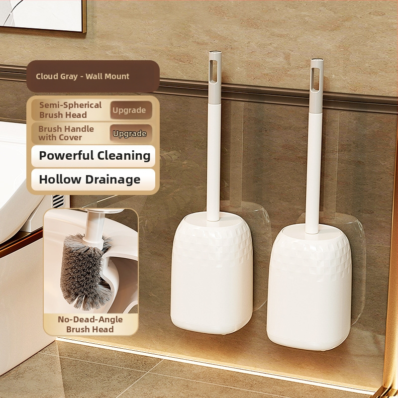 JOHJI Set četkica za WC s dugim držalom, bez bušenja, bez mrtvog kuta, plastično, Taizhou Zhejiang