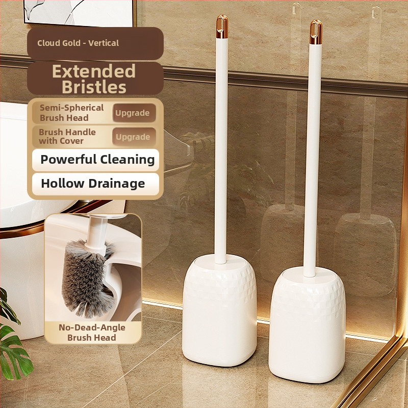 JOHJI Set četkica za WC s dugim držalom, bez bušenja, bez mrtvog kuta, plastično, Taizhou Zhejiang