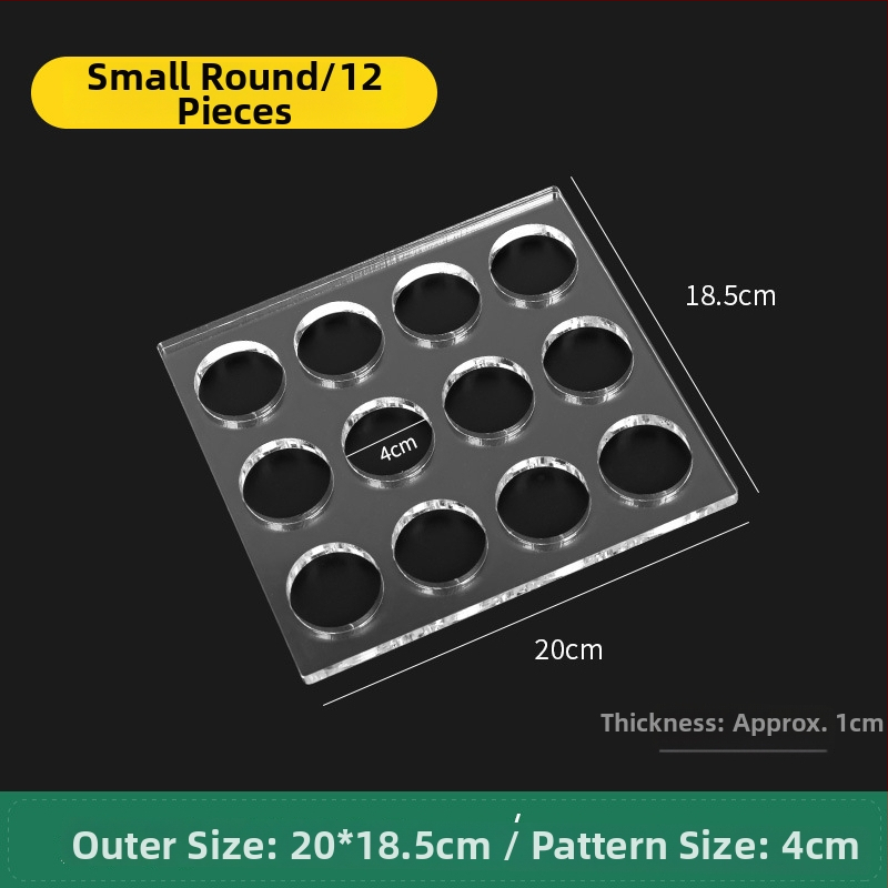 Akrylová forma na sušienky s nepravidelným tvarom pre DIY pečenie