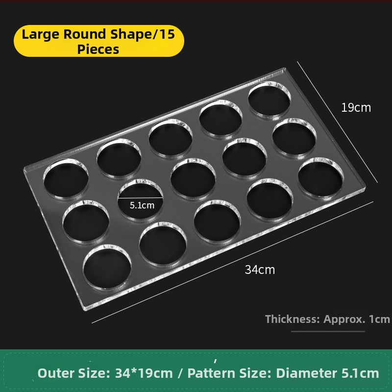 Akrylová forma na sušienky s nepravidelným tvarom pre DIY pečenie