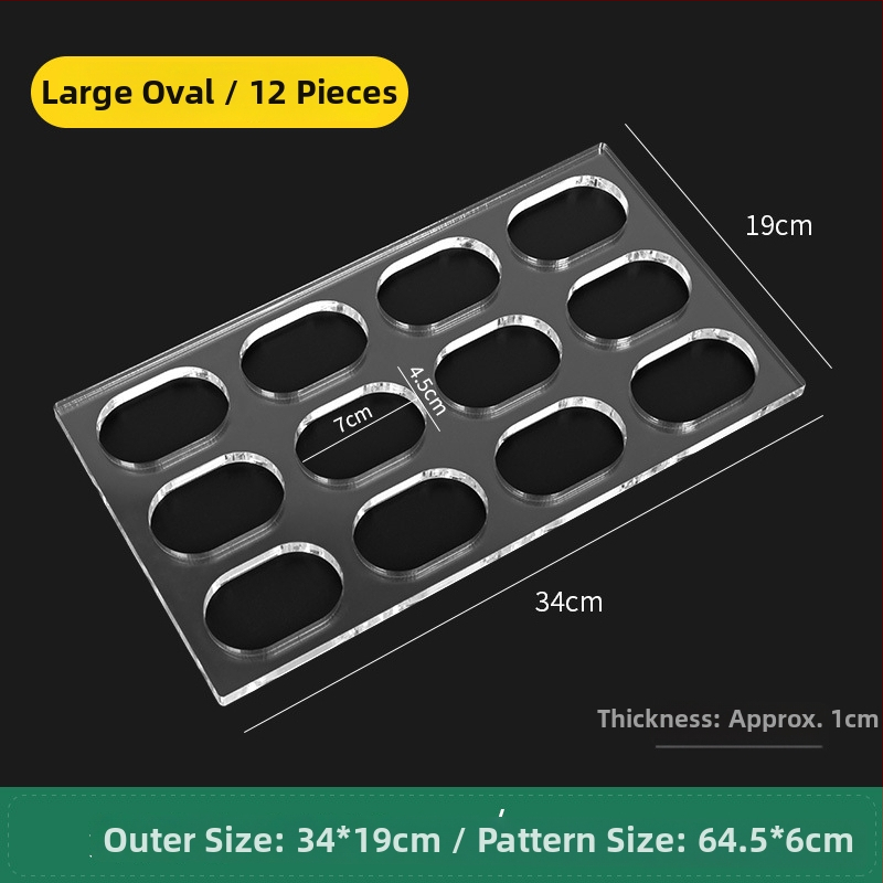 Akrylová forma na sušienky s nepravidelným tvarom pre DIY pečenie