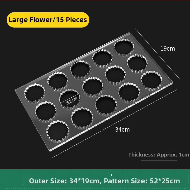 Akrylová forma na sušienky s nepravidelným tvarom pre DIY pečenie