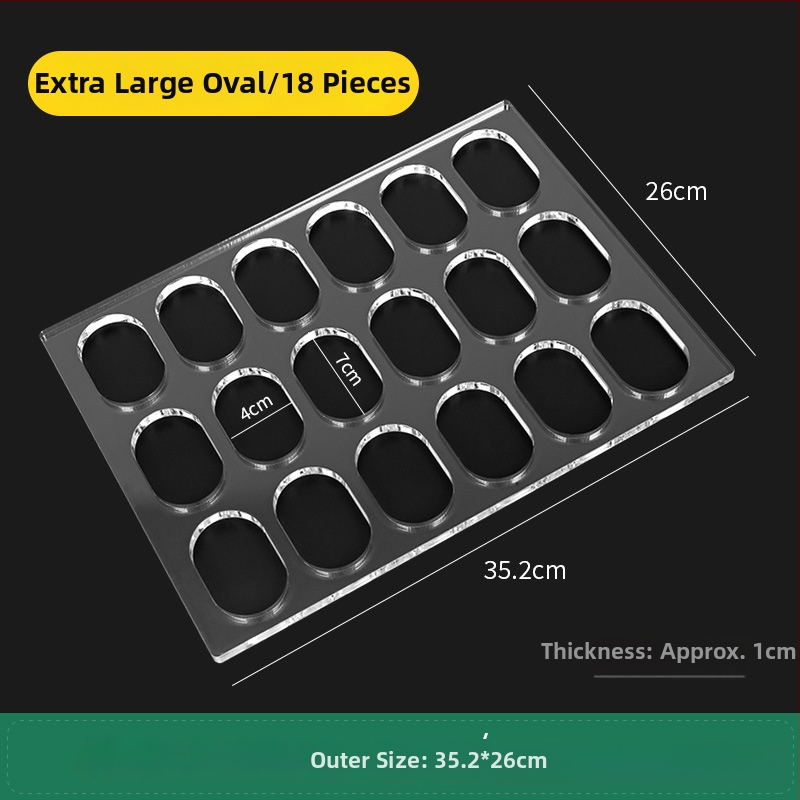 Akrylová forma na sušienky s nepravidelným tvarom pre DIY pečenie