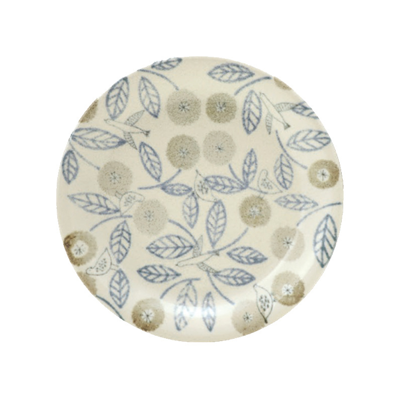 Porcelanska zdjelica s varijantnim podglazurnim uzorcima, okruglog oblika, pogodna za mikrovalnu