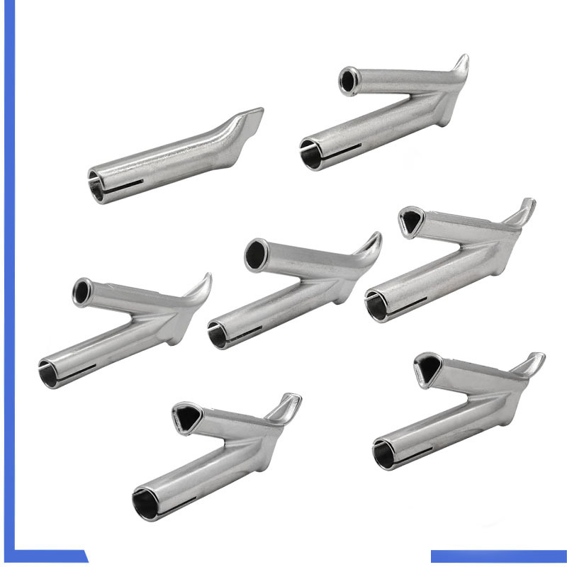 Дюза за горещ въздух за заваряване — неръждаема стомана; триъглена дюза (бърза), дюза с фиксирана точка, Y-образна кръгла дюза; съвместима с Tig150