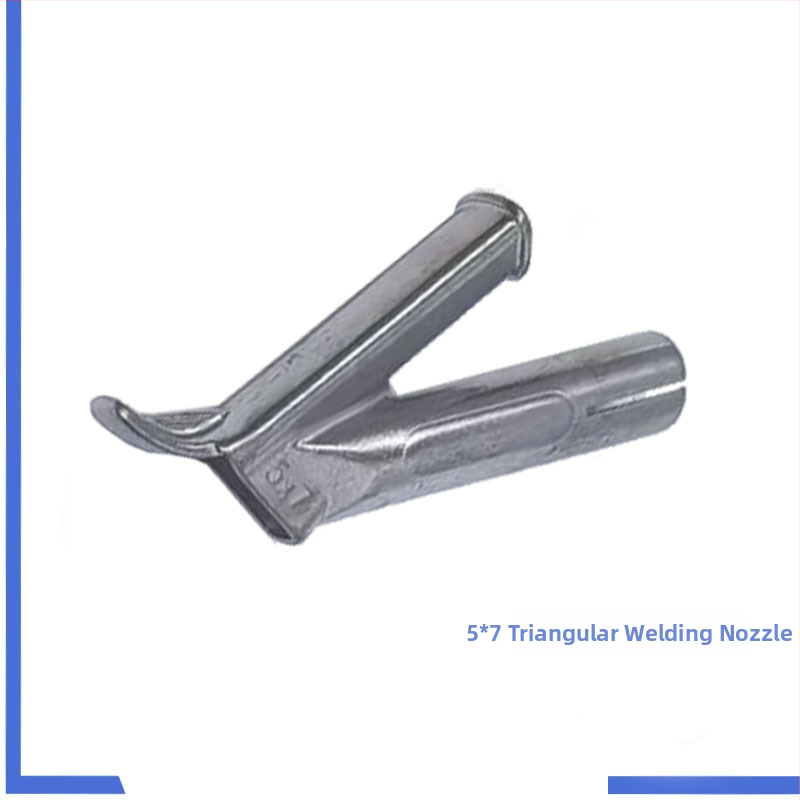 Set nehrdzdejúcej ocele pre zváranie horúcim vzduchom – rýchla trojuholníková dýza, dýza s pevným bodom, okrúhla dýza Y-typ; kompatibilné s Tig150