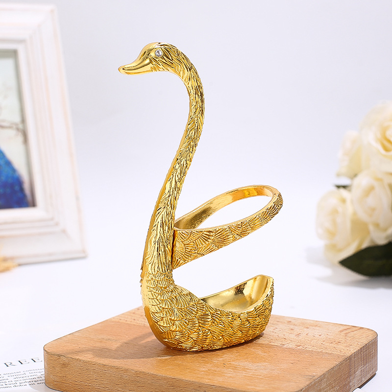 Set vilica i žlica za voće, metalni, stil laganog luksuza, zrcalno poliranje, Yue Jun Chao marka