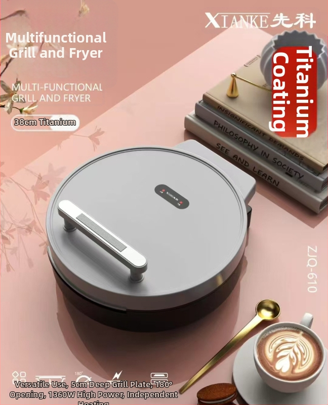 Xianke 9960 Elektrická panvica na palacinky s dvojstranným vykurovaním