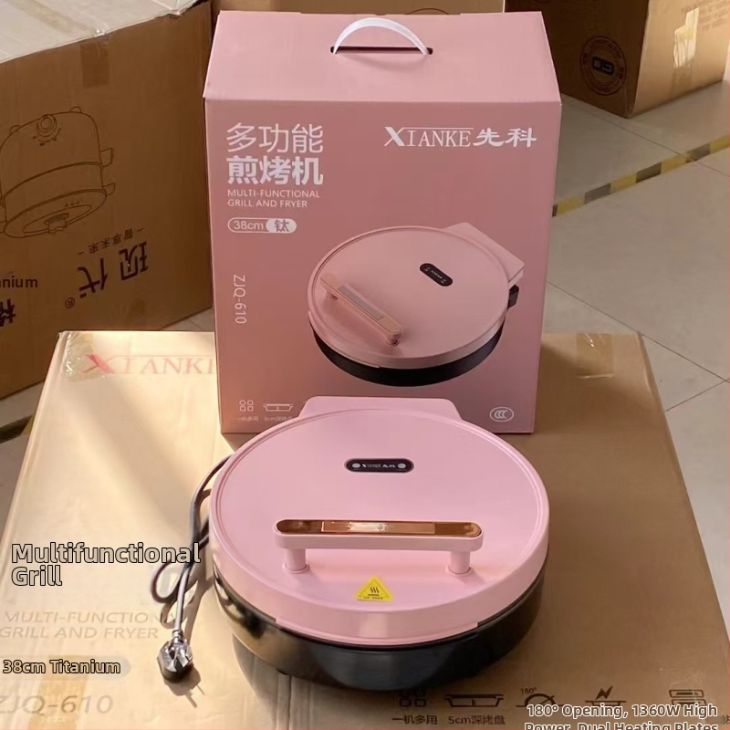 Xianke 9960 Elektrická panvica na palacinky s dvojstranným vykurovaním