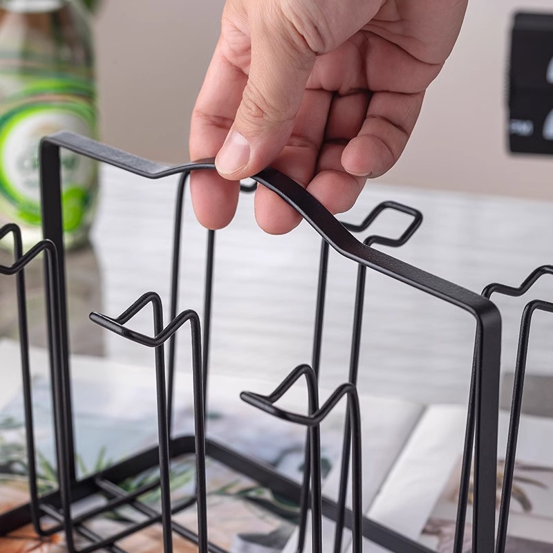 Držač čaša za kućnu upotrebu, željezna konstrukcija, moderni minimalistički stil, skladištenje, marka Sen gaopai