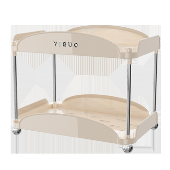 Настолен държач за чаши с двойно ниво за отточване, ABS+PET, модерен минималистичен дизайн