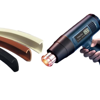 Forró levegős pisztoly, ipari osztály, nagy teljesítmény, kompakt eszköz varratok tömítésére és tisztítására, 110 V