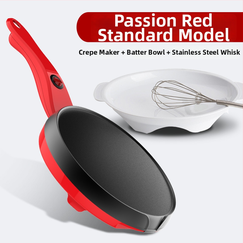 Elektrická panvica na palacinky a jarné rolky, kompaktný vaflový pan, 600W, jednostranné vykurovanie, mechanické ovládanie