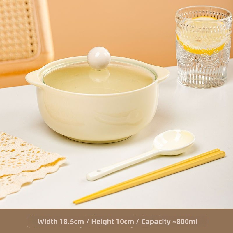 Keramička zdjela s jednostavnim stilom, nije prikladna za mikrovalnu pećnicu, bez logotipa, idealan poslovni dar