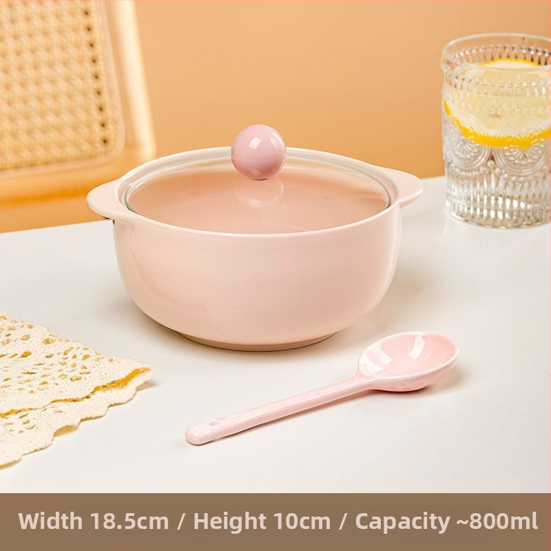 Keramička zdjela s jednostavnim stilom, nije prikladna za mikrovalnu pećnicu, bez logotipa, idealan poslovni dar