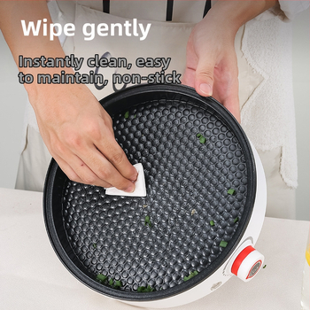 Električni gril tiganj s non-stick površinom bez dima, model ZA-218B, 1000W, 110–220V, grijanje s jedne strane