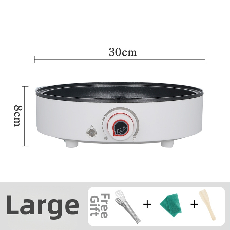 Električni gril tiganj s non-stick površinom bez dima, model ZA-218B, 1000W, 110–220V, grijanje s jedne strane