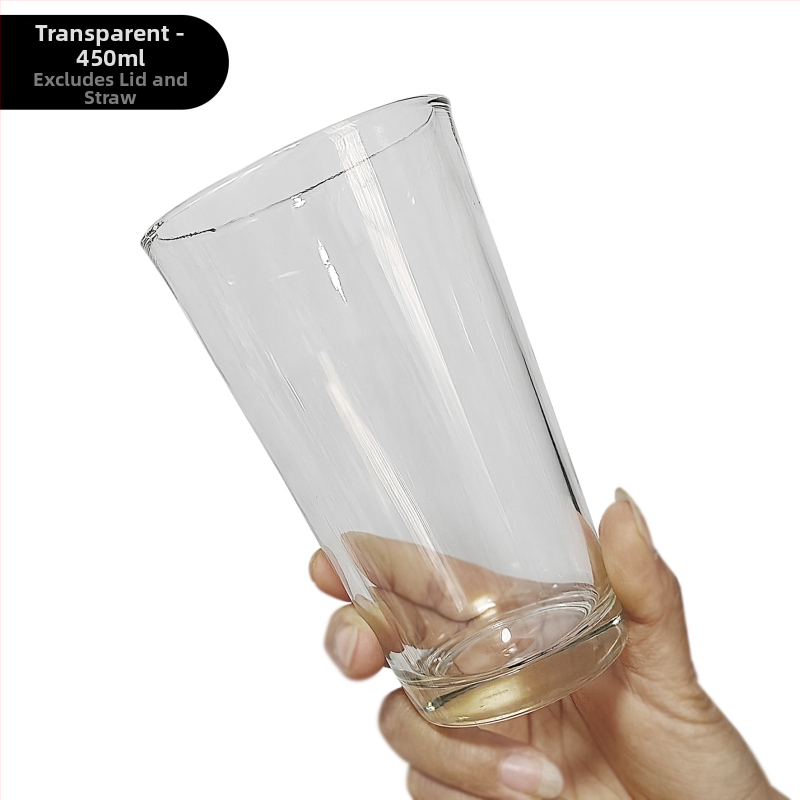 Staklena čaša za vodu s užetom i poklopcem, za parove, pogodna za ured i dom, visok kapacitet šalice za kavu