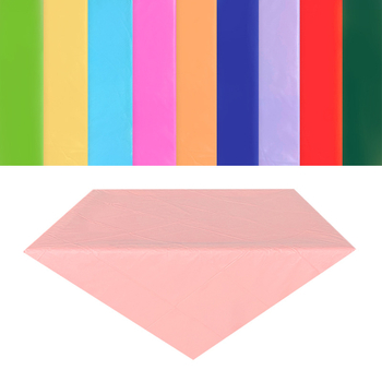 Jednokratni PE plastični stolnjak za stol, pravokutnog oblika, 30 μm, jedinstven uzorak, s logom