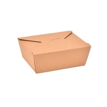 Jednokratna kutija za obrok od kraft papira, pravokutna kutija za dostavu, 200 setova po pakiranju, biorazgradiva, mogućnost prilagodbe i ispisa logotipa