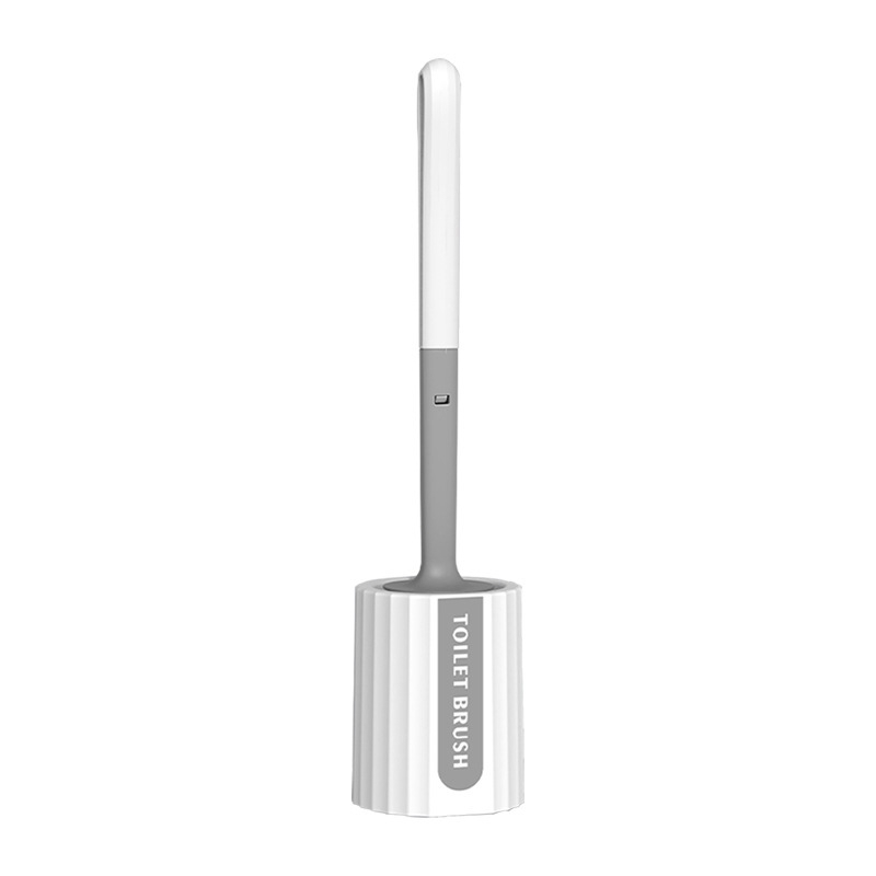 Set de perii pentru toaletă cu cap rotund și mâner lung, bază inclusă; Marcă Wood ding ding; Material Plastic; Origine Chongqing; Greutate 225 g