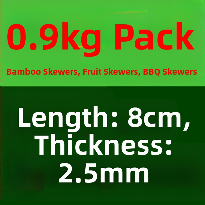 Bețișoare de fructe din bambus, furculițe pentru fructe pentru grătar – vârfuri lungi