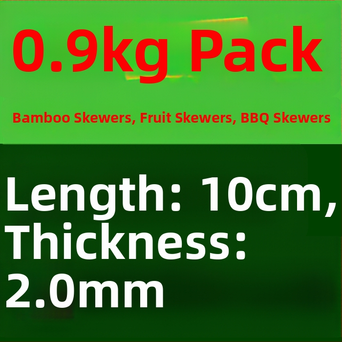 Bețișoare de fructe din bambus, furculițe pentru fructe pentru grătar – vârfuri lungi