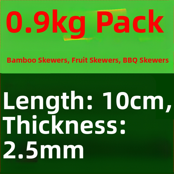 Bețișoare de fructe din bambus, furculițe pentru fructe pentru grătar – vârfuri lungi