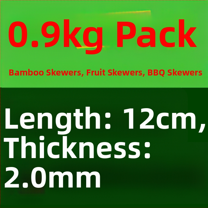 Bețișoare de fructe din bambus, furculițe pentru fructe pentru grătar – vârfuri lungi