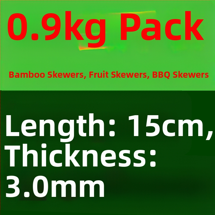 Bețișoare de fructe din bambus, furculițe pentru fructe pentru grătar – vârfuri lungi