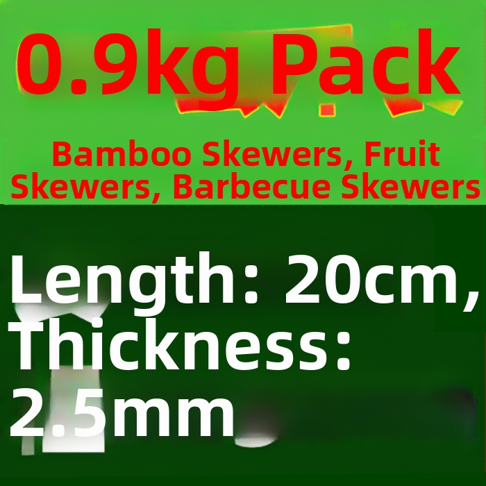 Bețișoare de fructe din bambus, furculițe pentru fructe pentru grătar – vârfuri lungi