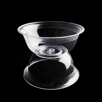 Egyszer használatos tál Li shen, vastagított műanyag, körülbelül 300 ml, 20 darabos csomag