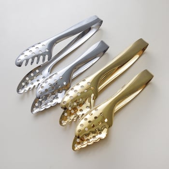 Европейски стил клип за стейк, 304 неръждаема стомана, антихлъзгащ клип за храна за грил и кухня