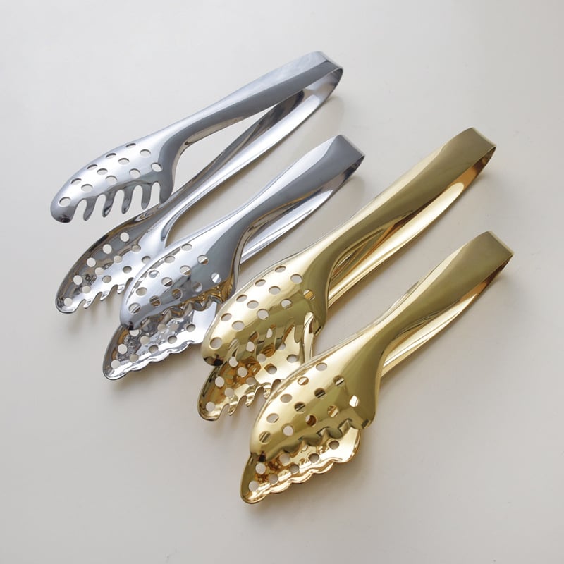 Европейски стил клип за стейк, 304 неръждаема стомана, антихлъзгащ клип за храна за грил и кухня