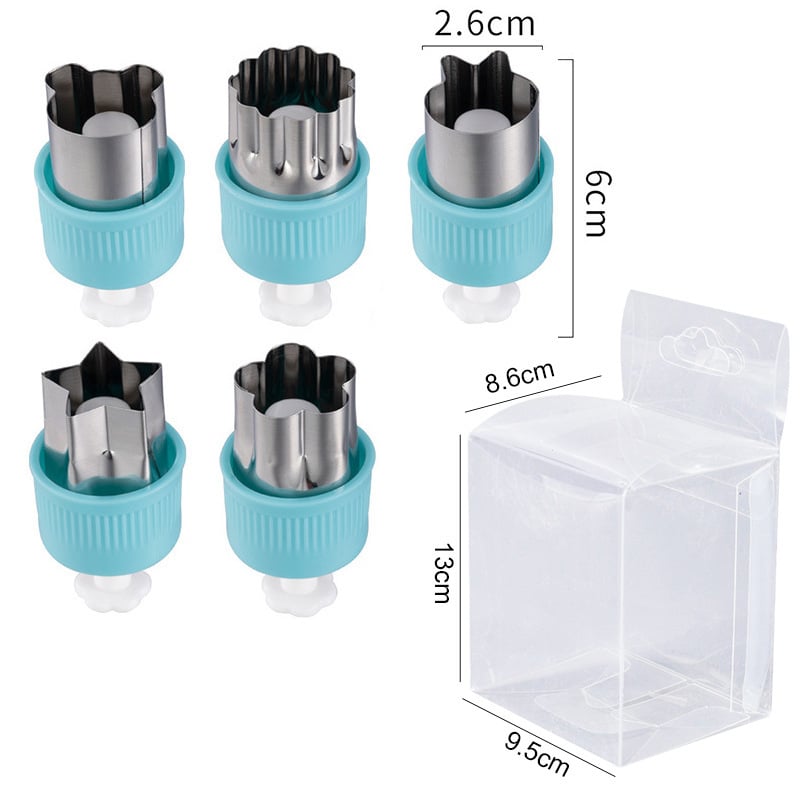 Kalup za reljefno rezanje – Nehrđajući čelik, Zvjezdasti oblik, Serija cvijeća, Pin Hengzuo