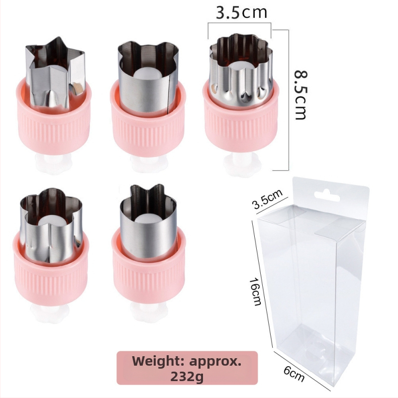 Forma na embossing a rezanie – Nerezová oceľ, Hviezdny tvar, Kvetinová séria, Pin Hengzuo