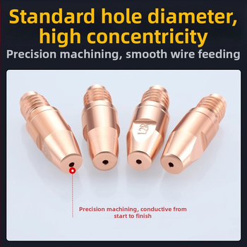 36KD vodivá tryska z chróm-zirkónového medi, európskeho štýlu pre zváranie s ochranou plynom, príslušenstvo k zváračke s pištoľou, pre hliníkový drôt