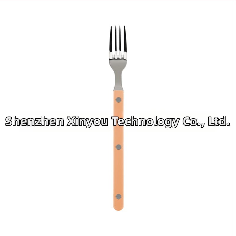 Furculiță pentru fructe Cher din oțel inoxidabil, stil modern simplu, finisaj oglindă