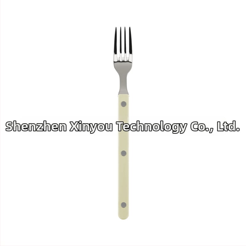 Furculiță pentru fructe Cher din oțel inoxidabil, stil modern simplu, finisaj oglindă