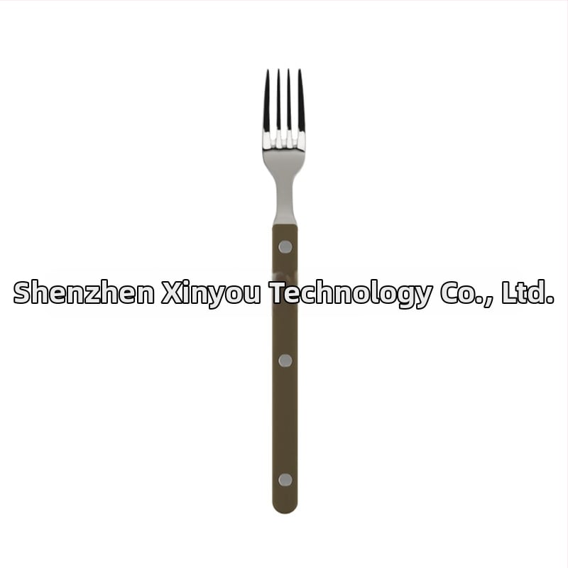 Furculiță pentru fructe Cher din oțel inoxidabil, stil modern simplu, finisaj oglindă