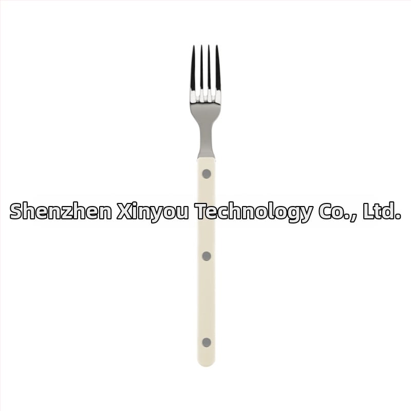 Furculiță pentru fructe Cher din oțel inoxidabil, stil modern simplu, finisaj oglindă