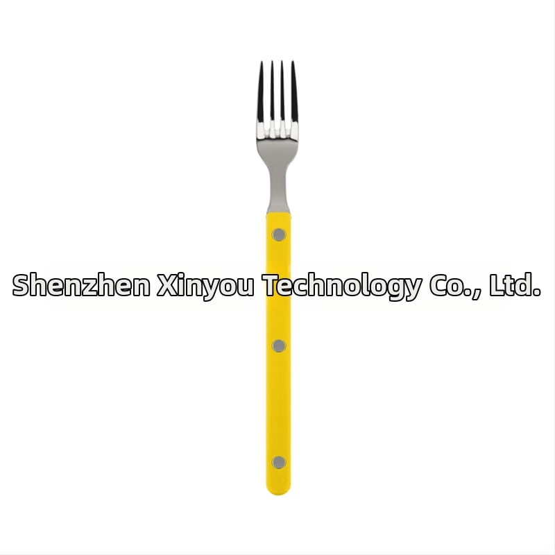 Furculiță pentru fructe Cher din oțel inoxidabil, stil modern simplu, finisaj oglindă