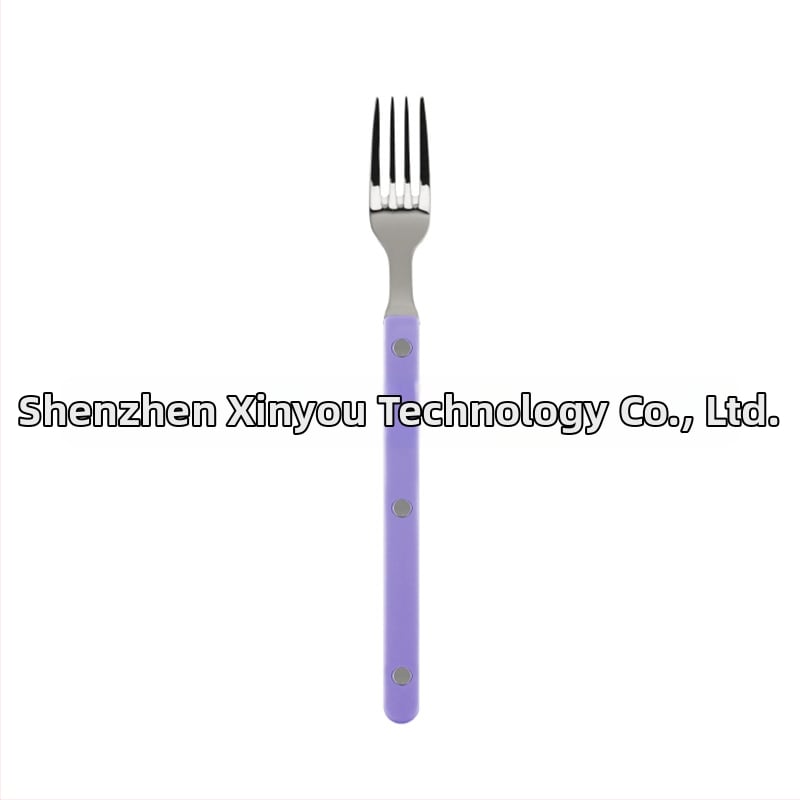 Furculiță pentru fructe Cher din oțel inoxidabil, stil modern simplu, finisaj oglindă