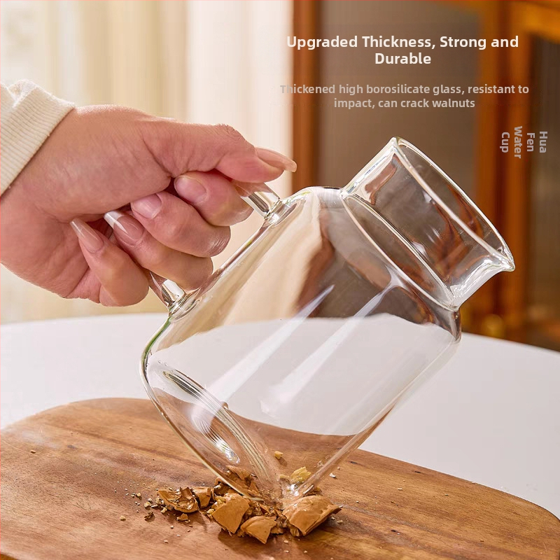 Sada sklenených pohárov na studenú vodu pre jednu osobu — sklo s vysokým borosilikátom, odolné voči výbuchom, teplotne odolné, veľká kapacita