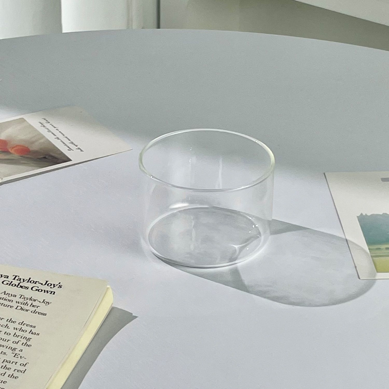 Σετ γυάλινών ποτηριών για κρύο νερό ενός ατόμου — γυαλί υψηλής αντοχής, ανθεκτικό σε υψηλές θερμοκρασίες, αντιεκρηκτικό, με μεγάλη χωρητικότητα